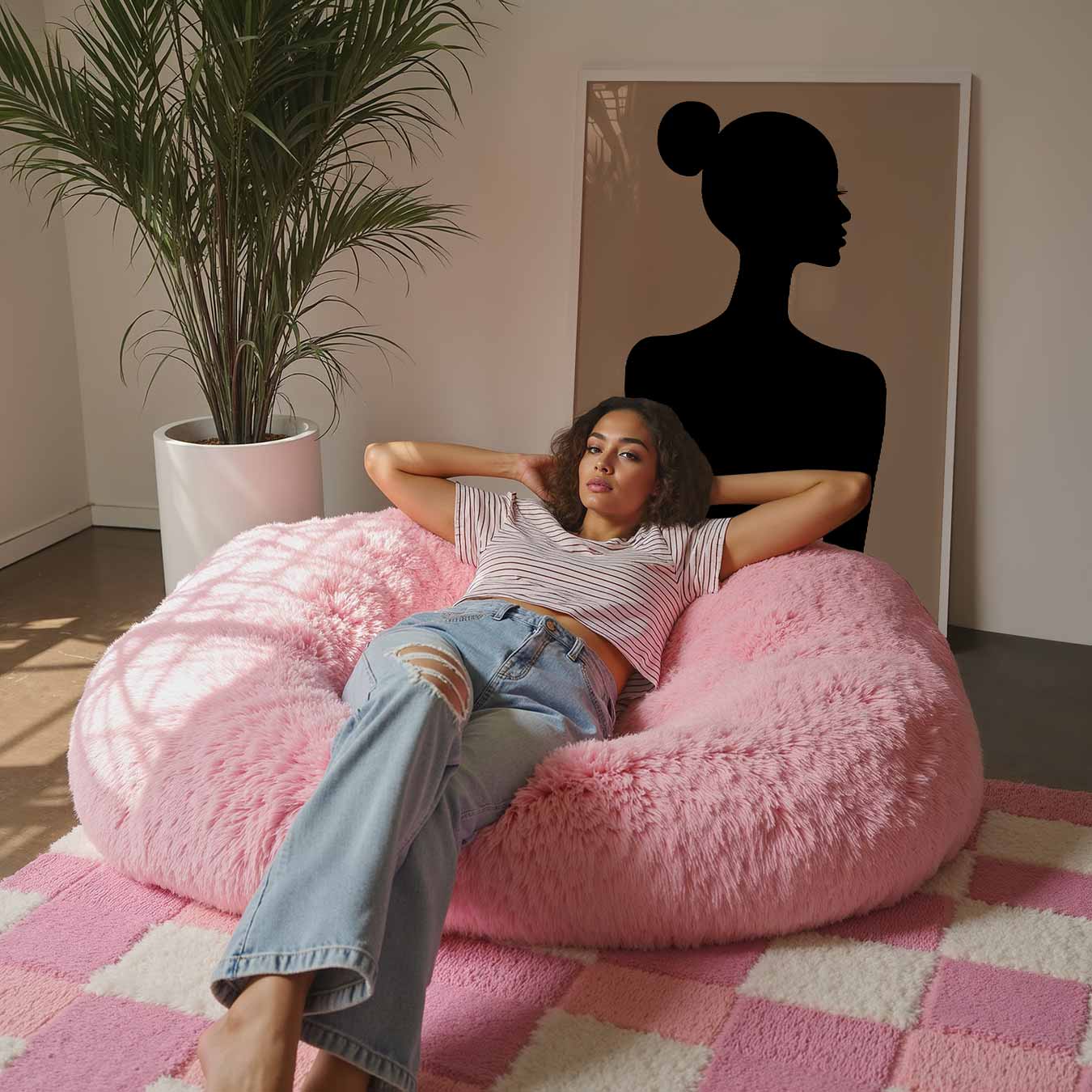 Stijlvolle Silhouet Poster-WallArtistic