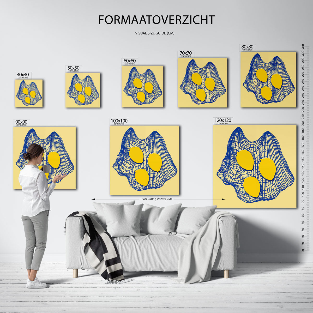 Citroenen in net Poster