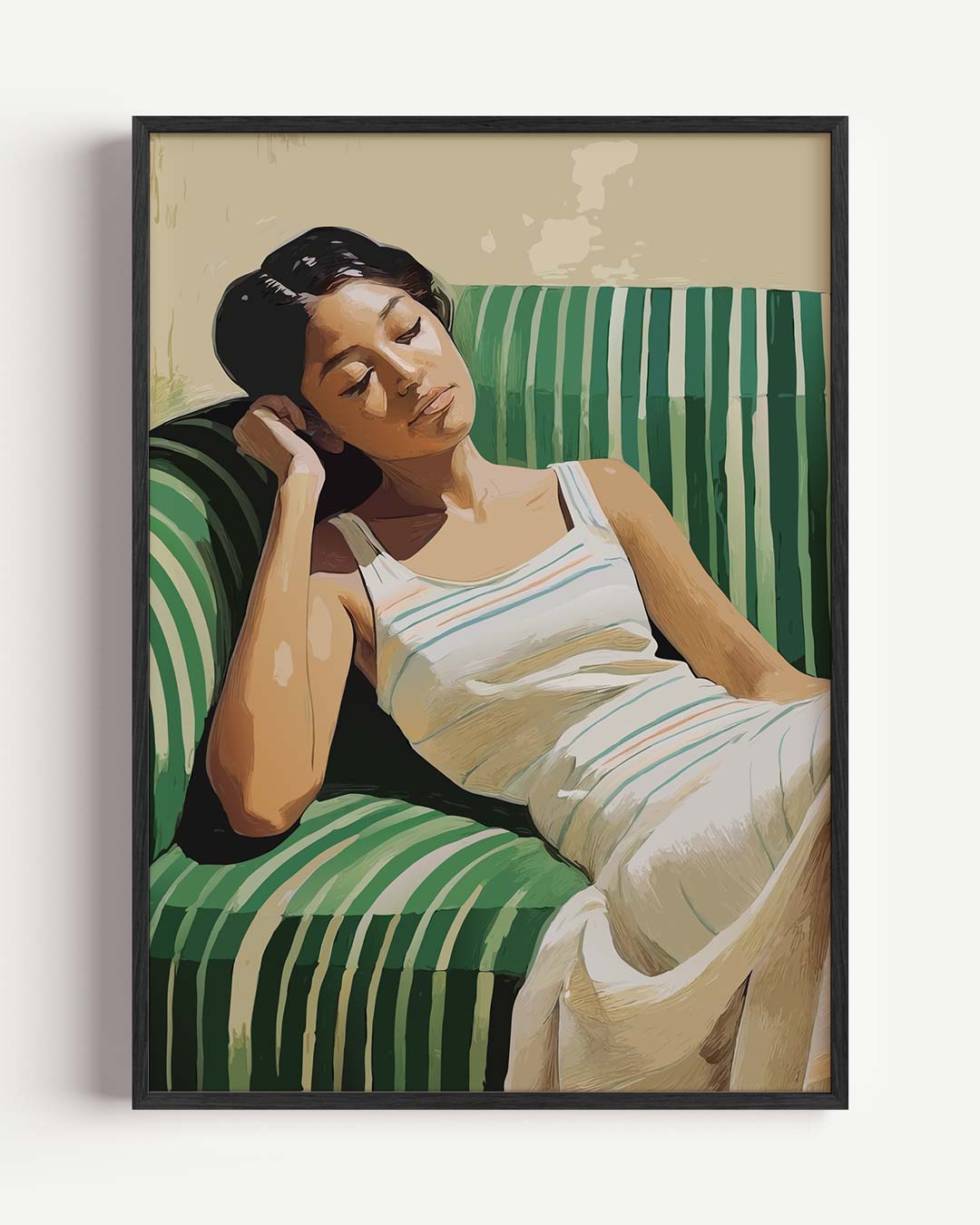 Sereniteit in Groen Poster-WallArtistic