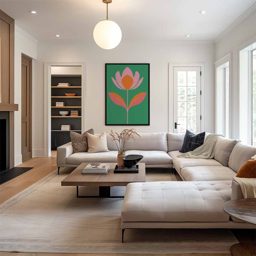 Bloemvol Geluk Kunstwerk-canvas-dibond-plexiglas-wanddecoratie-WallArtistic