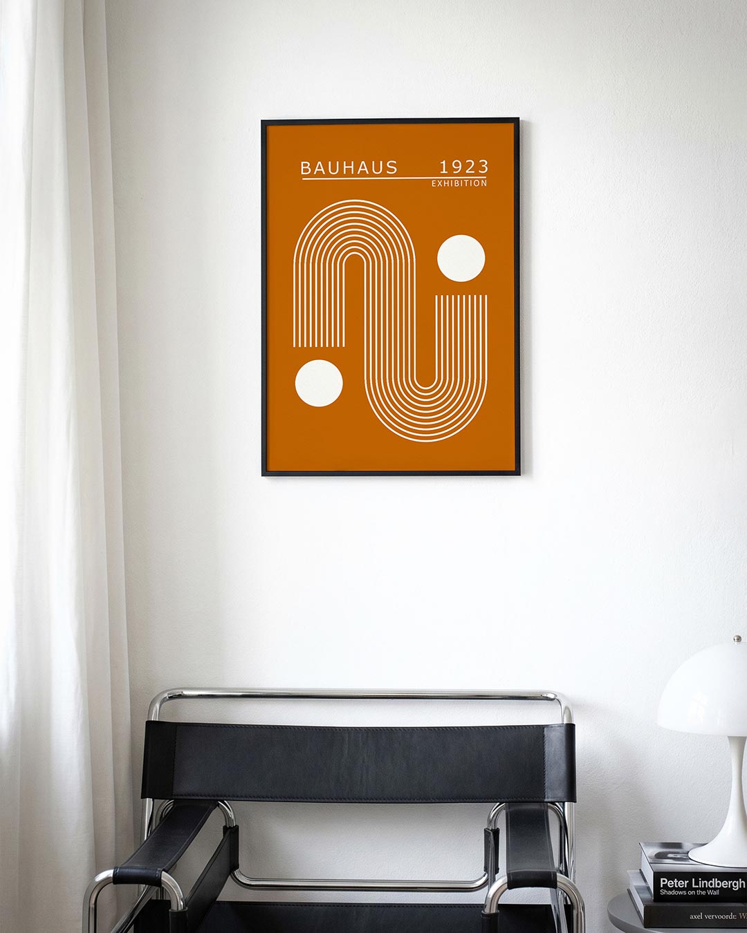 Lijnen en cirkelvormen Poster