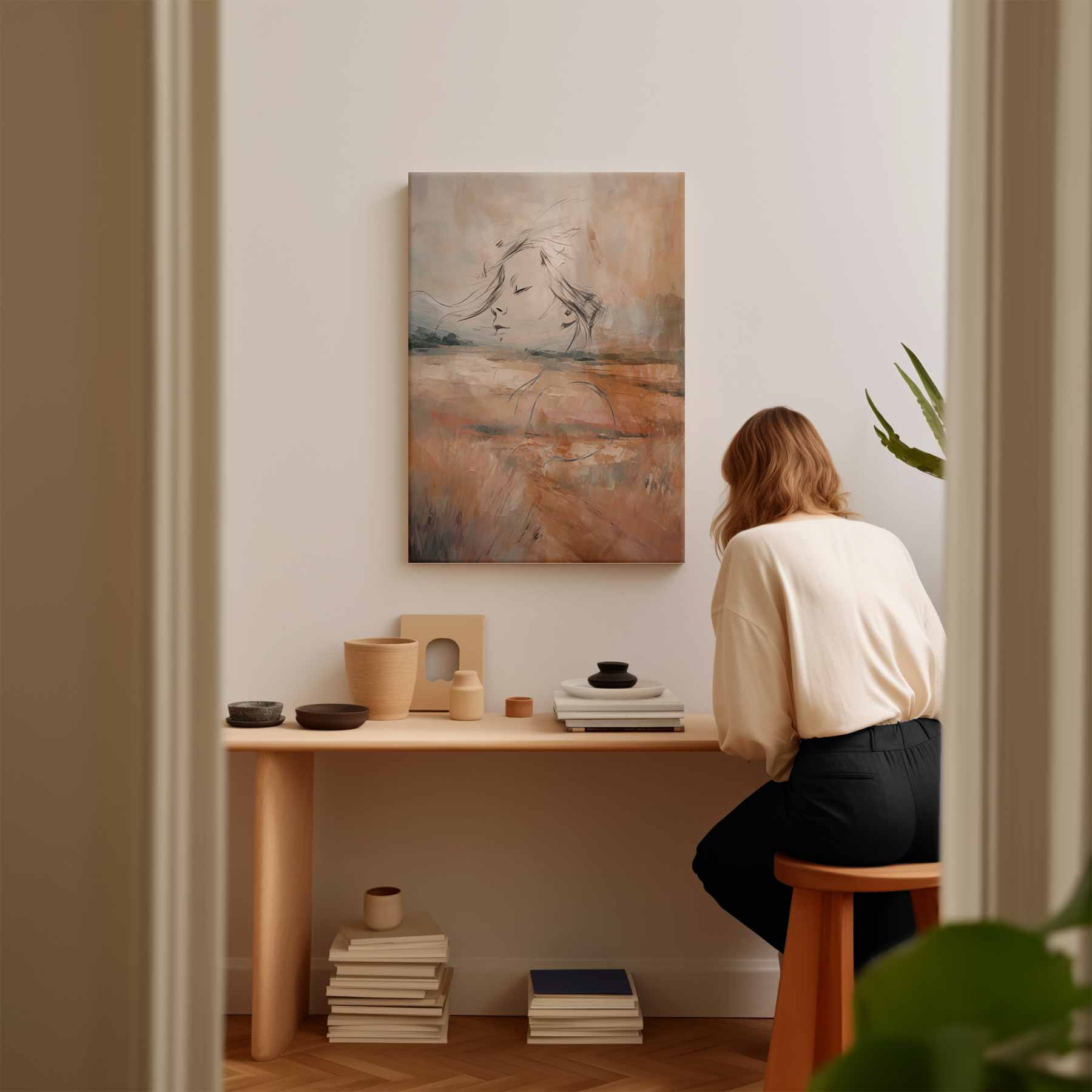 Dromerige Luchten Kunstwerk-canvas-dibond-plexiglas-wanddecoratie-WallArtistic
