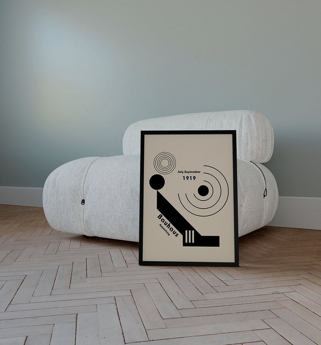 Cirkel en lijnenspel Poster