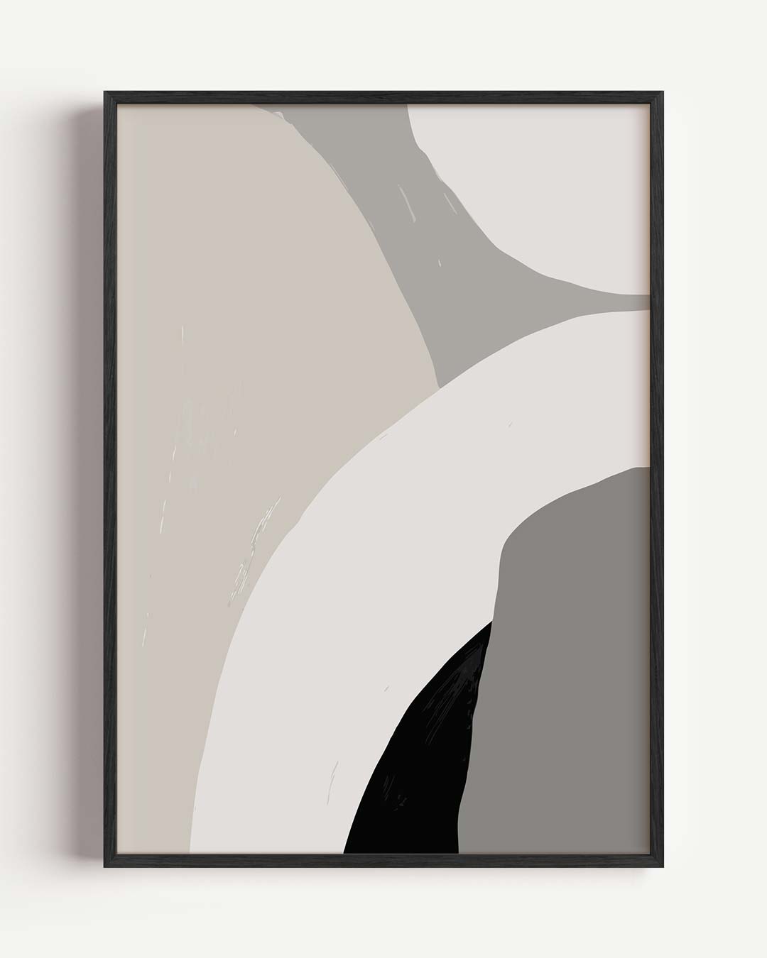 Minimalistische Abstracte Kleurcompositie Poster-WallArtistic