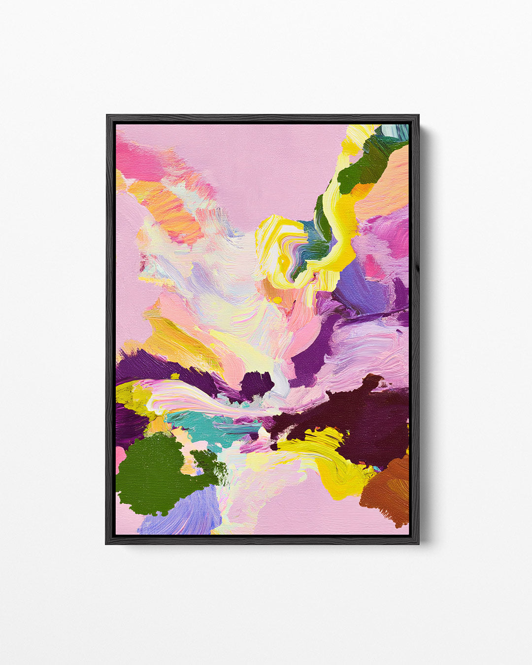 Dynamische kleurenexplosie Kunstwerk