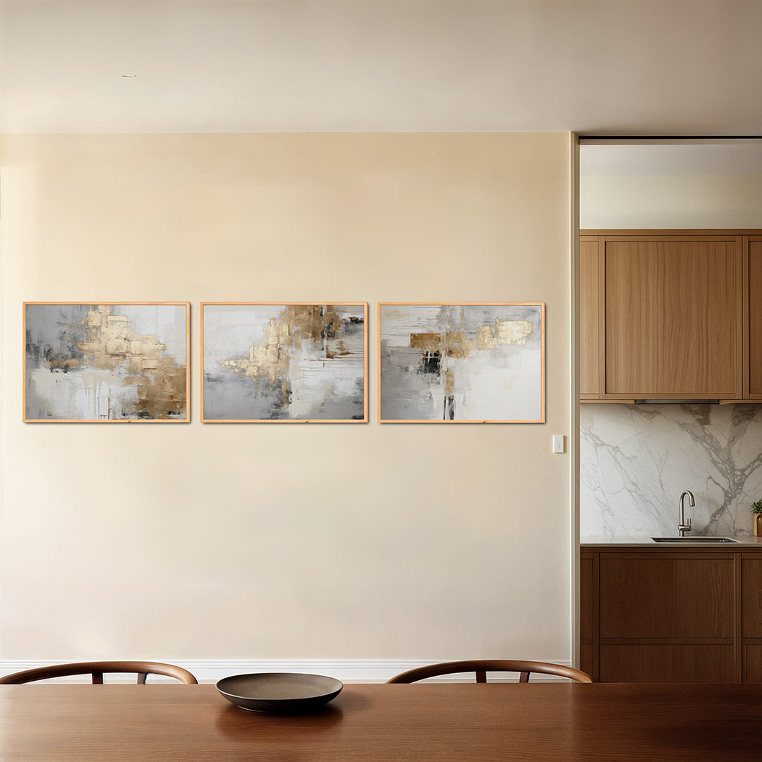 Gouden textuur Posterset
