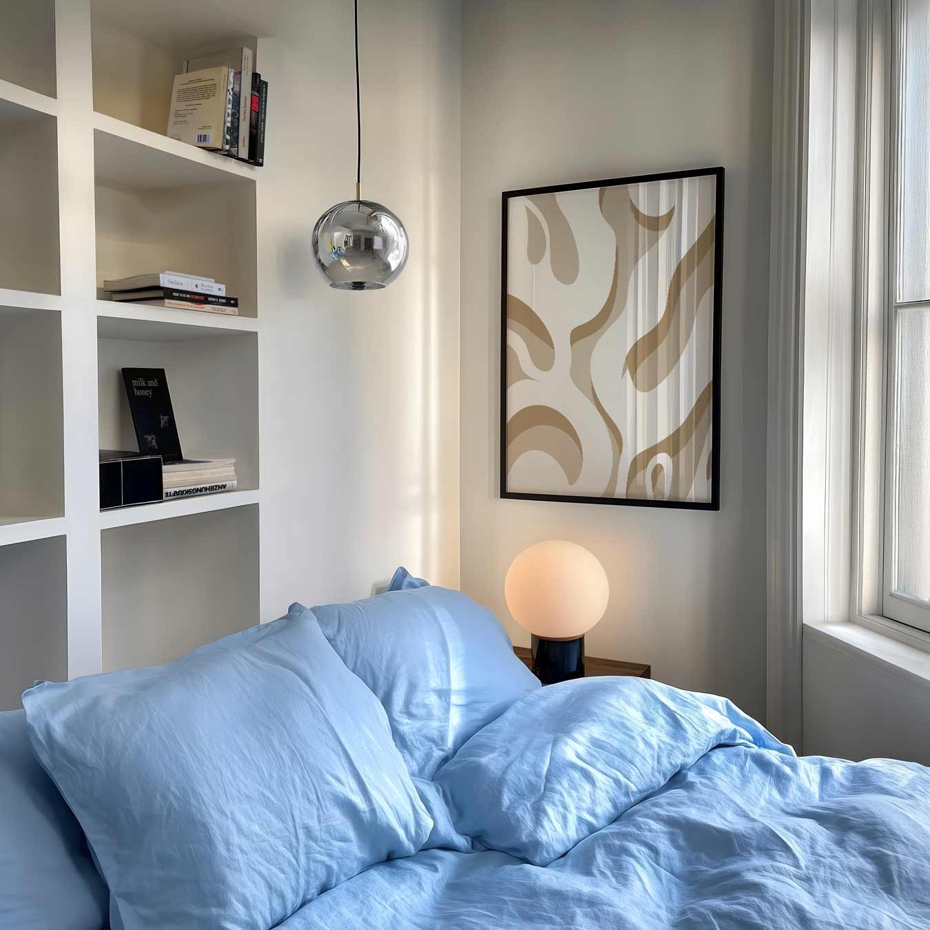 Moderne Kunstzinnige Golven Poster-WallArtistic
