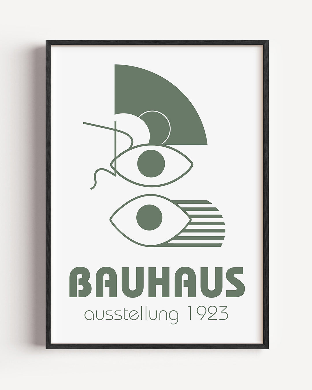 Oogvormen en lijnen Poster