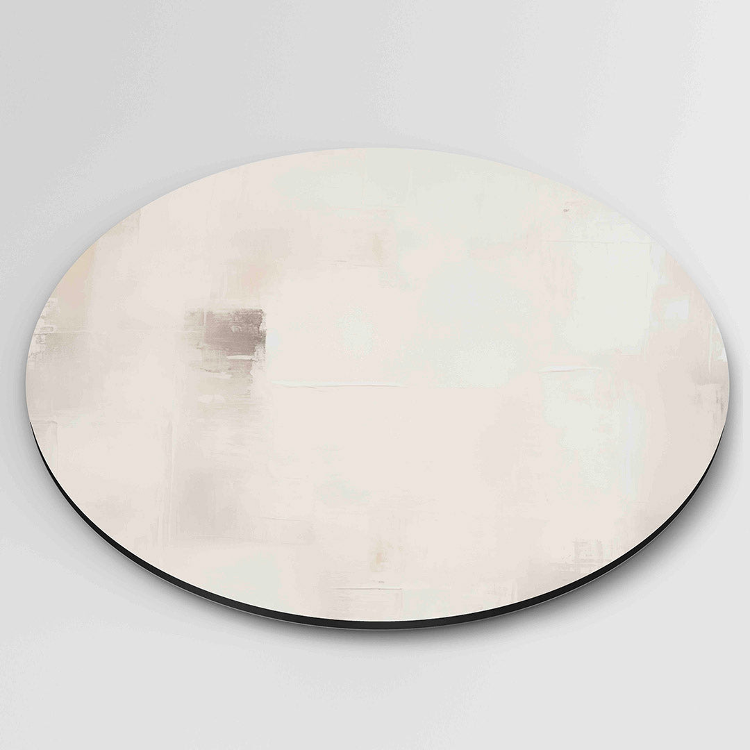 Abstracte beige Muurcirkel