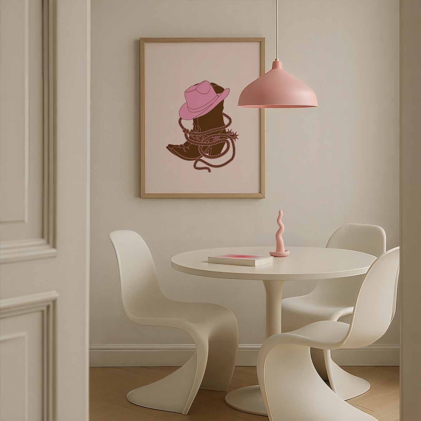 Stoere Cowboy Chic Poster-WallArtistic