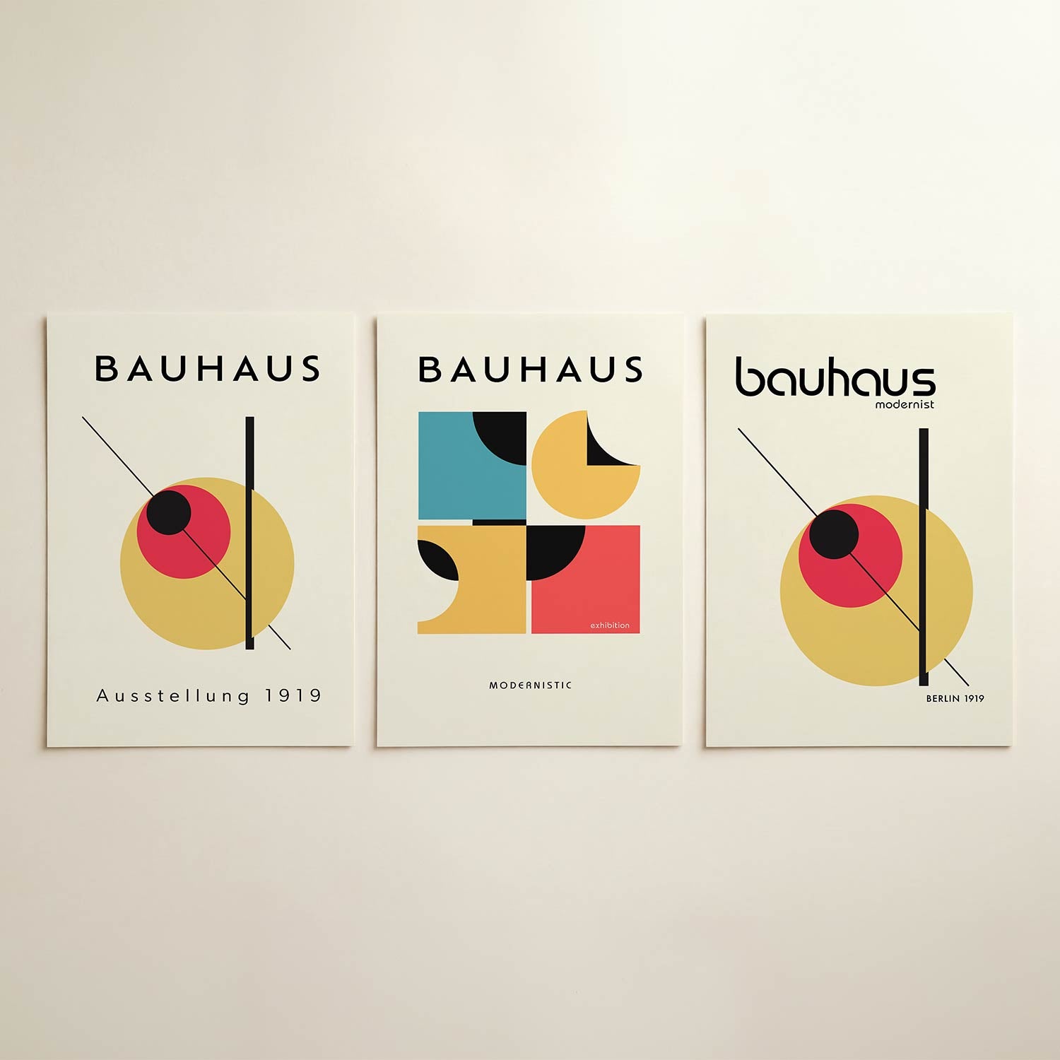 Vormen en lijnen Posterset