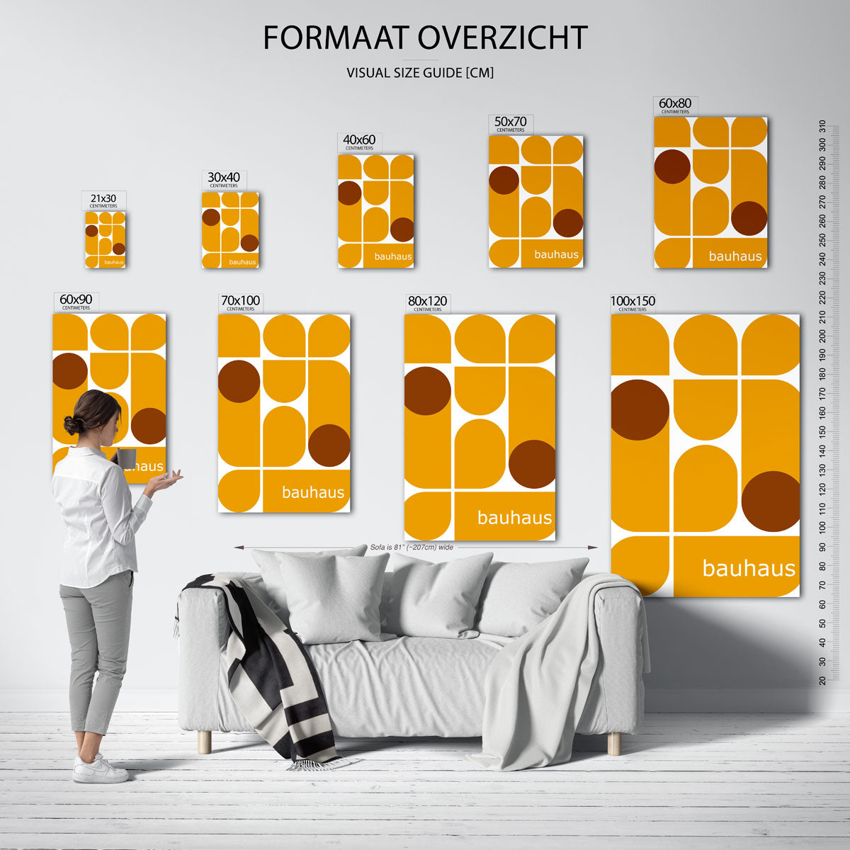 Vorm en kleur Poster