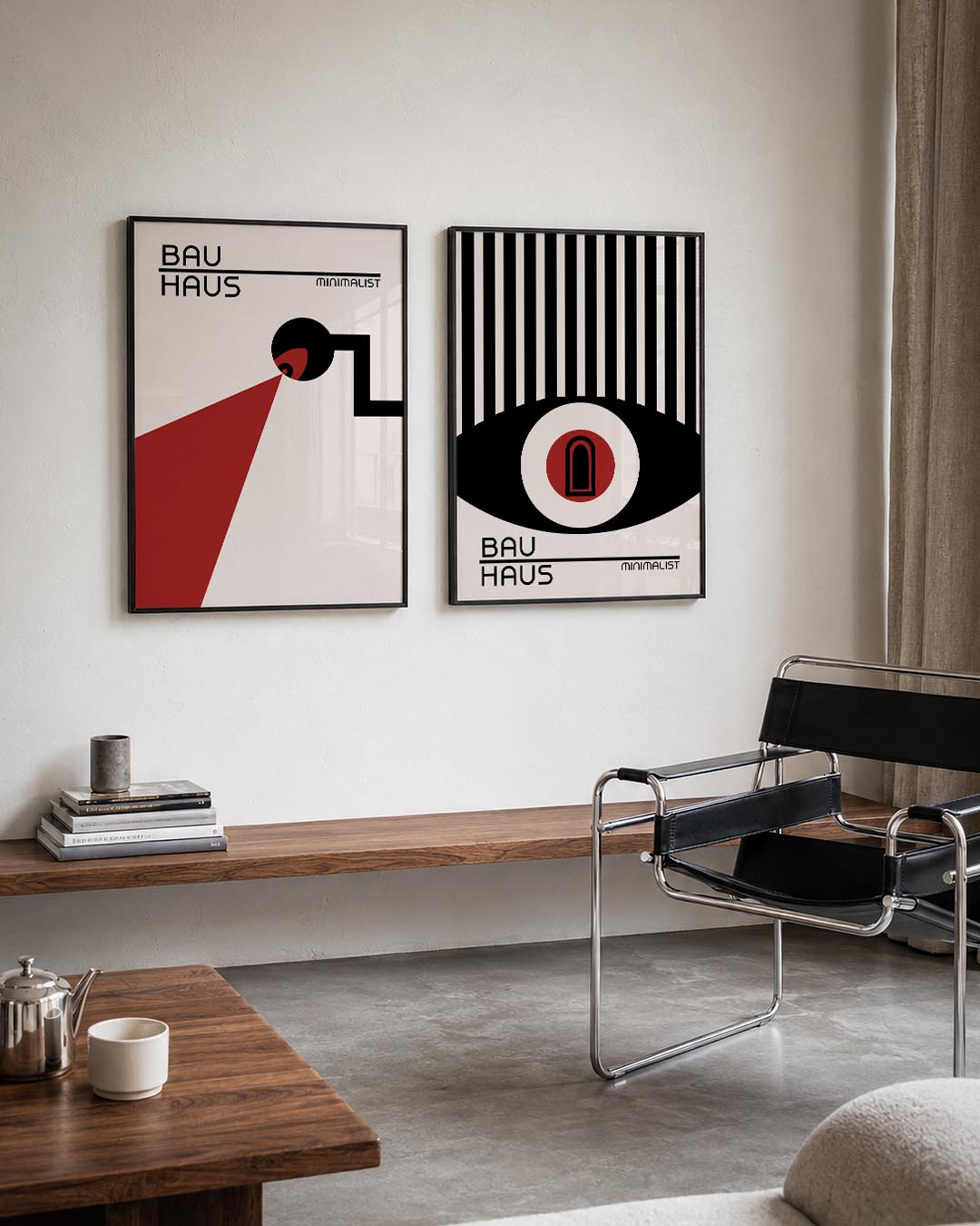 Kleur en lijnenspel Posterset