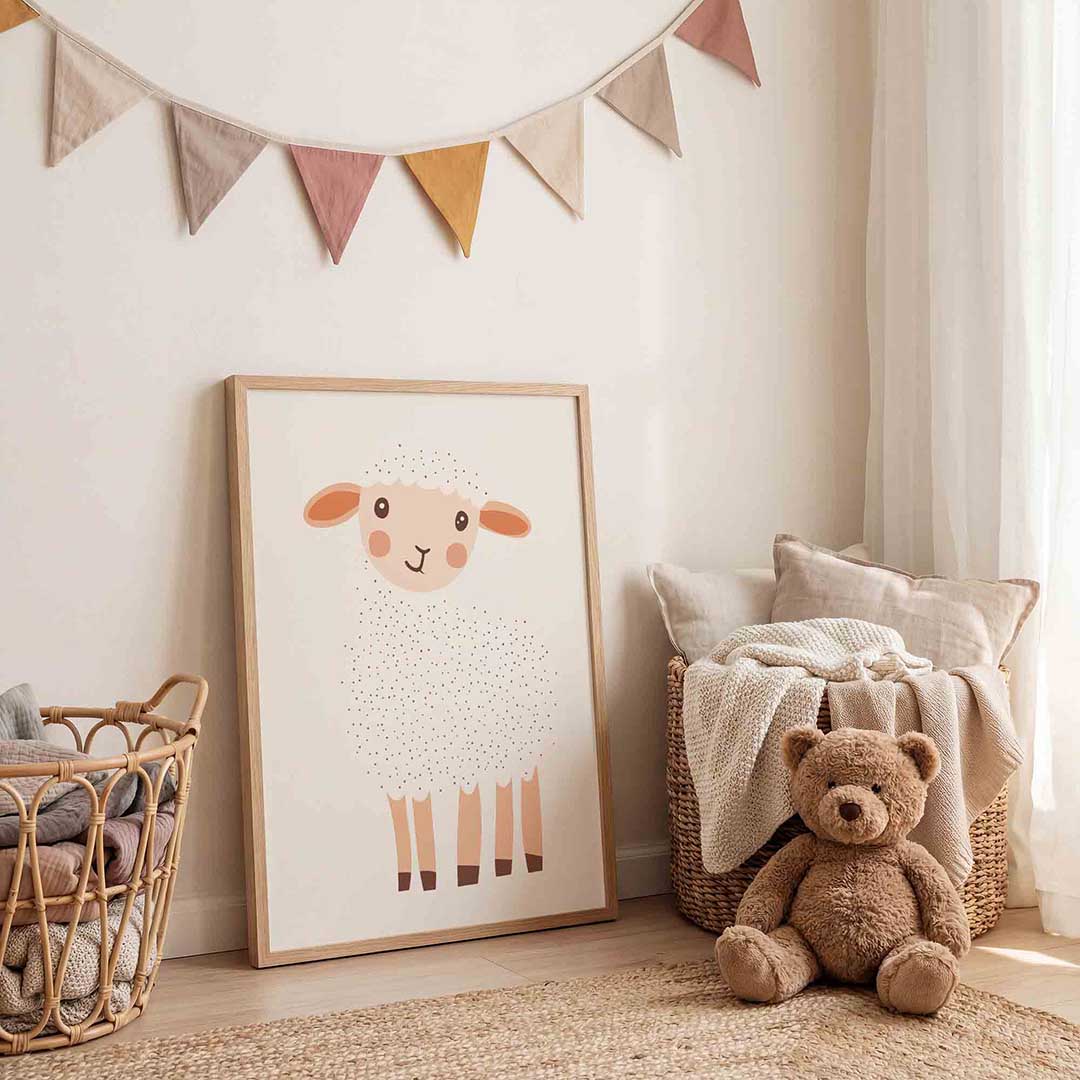 Schattig schaap Poster