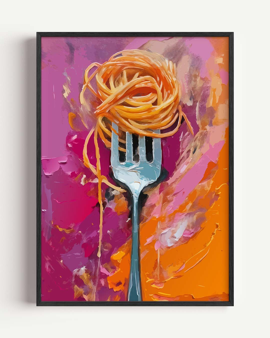 Smakelijke Kleuren Spaghetti Poster-WallArtistic