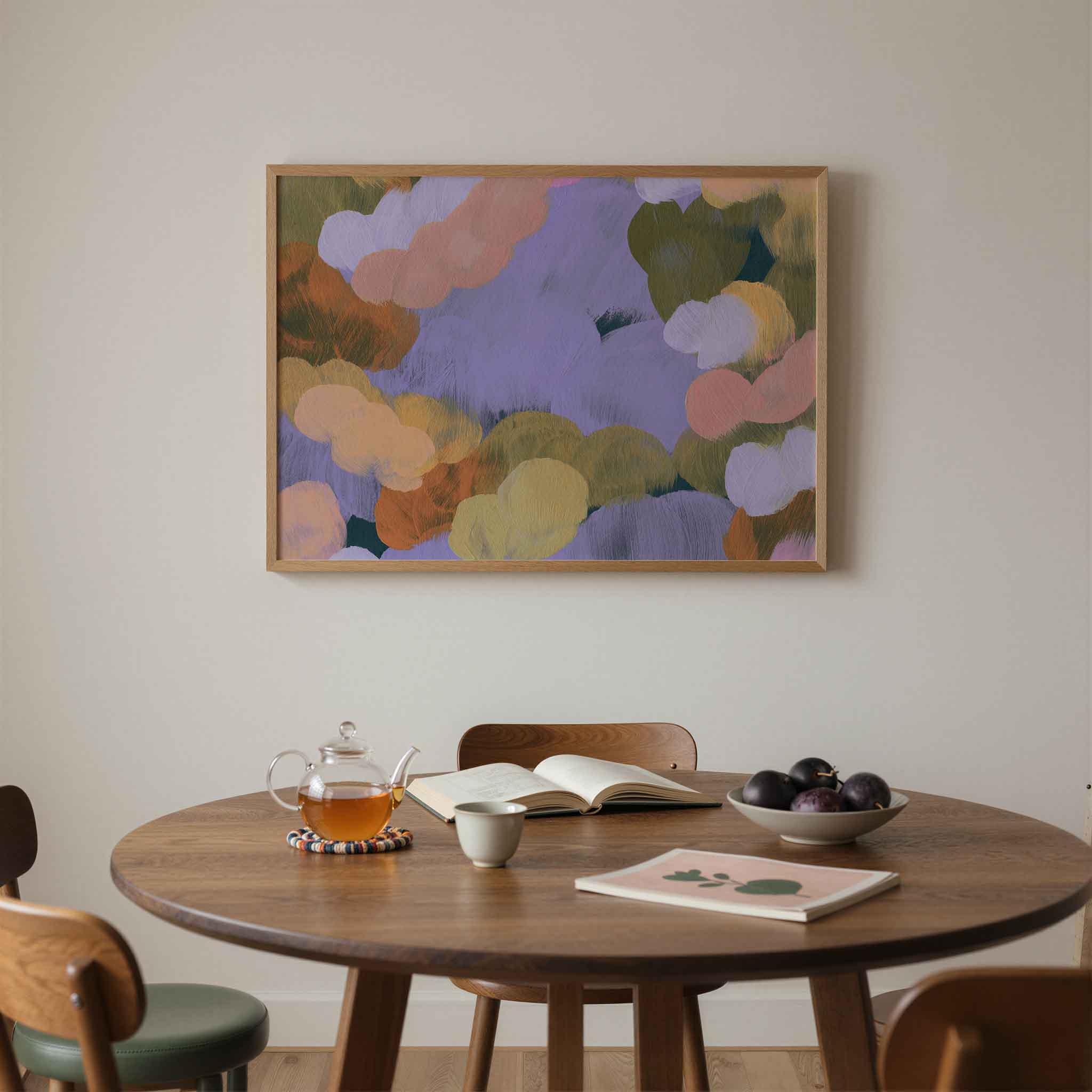 Abstracte wolken Poster