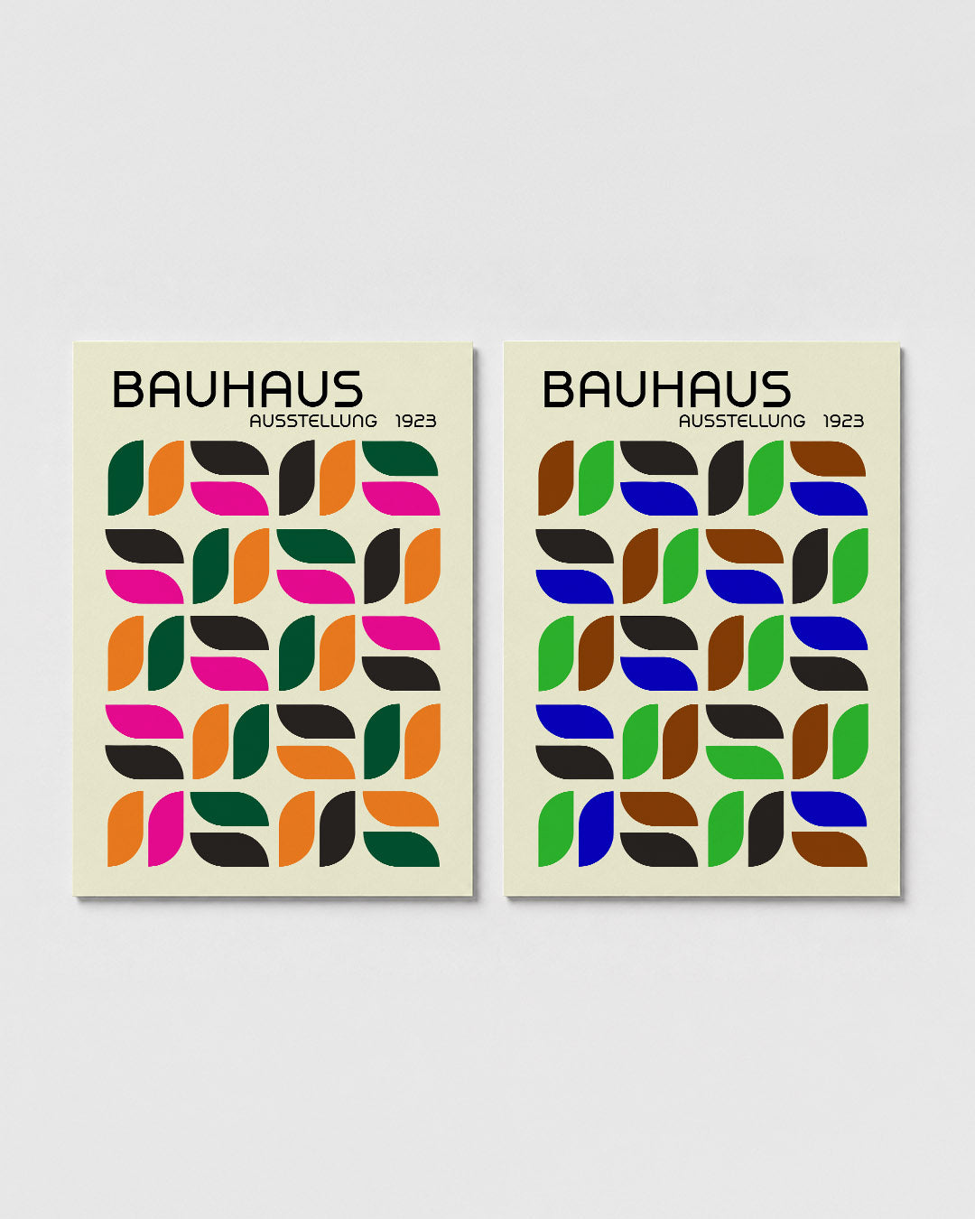Vorm en kleurenspel Posterset