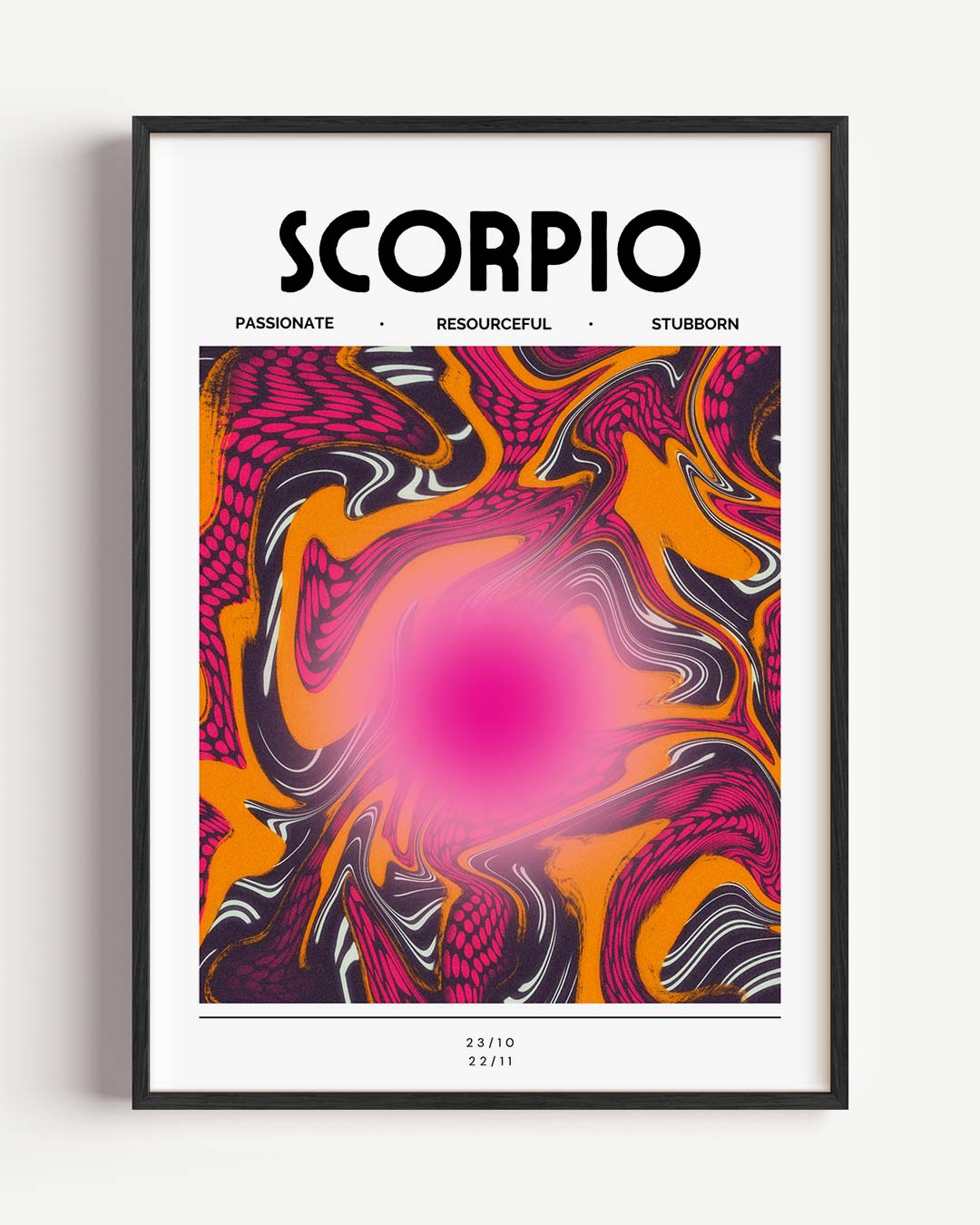 Scorpio Abstracte Poster-WallArtistic