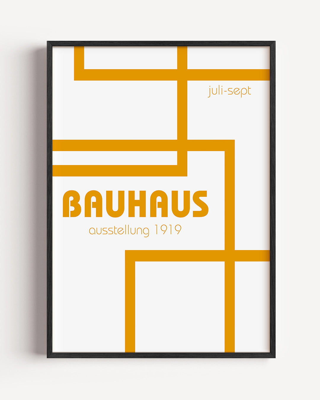 Lijnen en kleurvlakken Poster