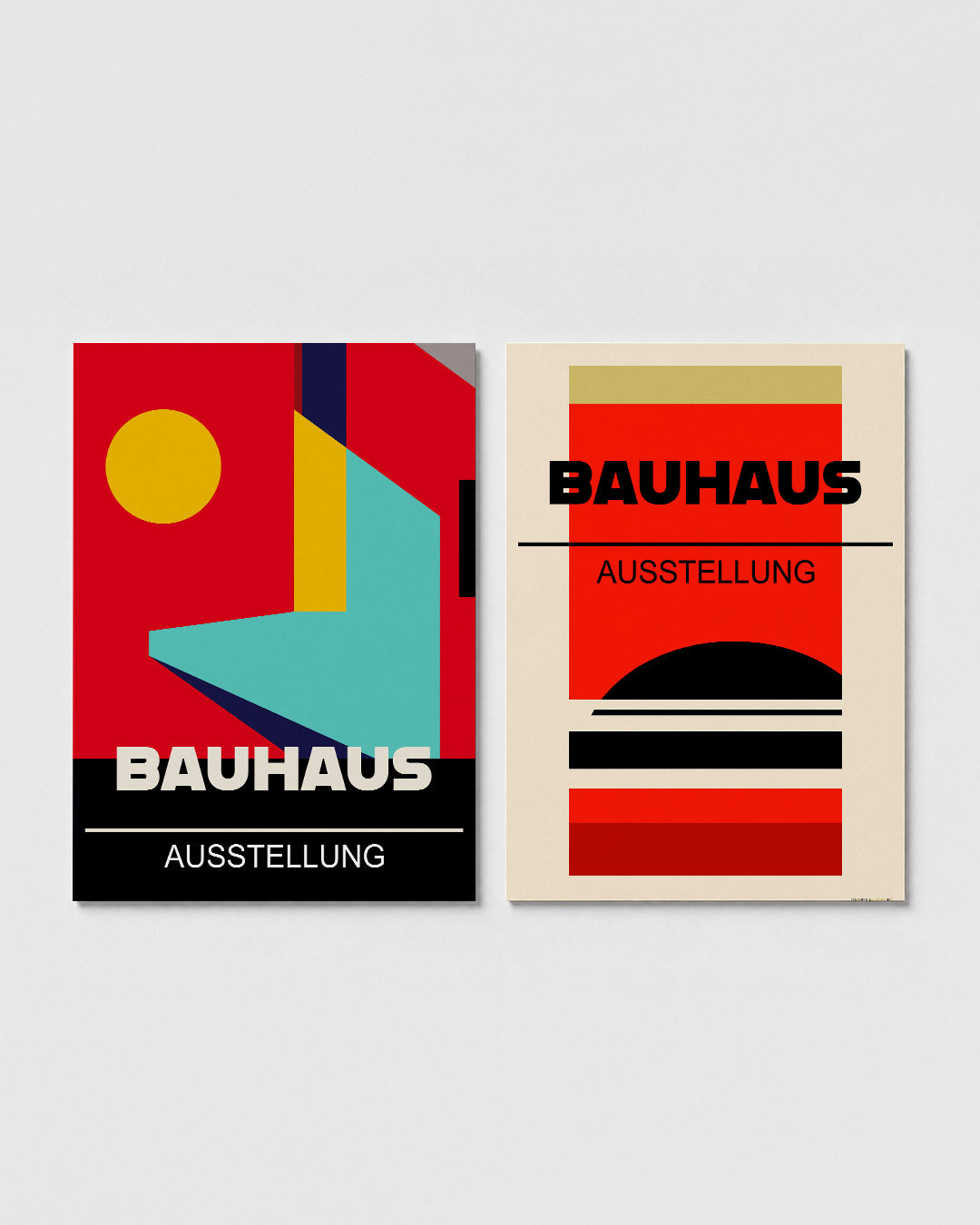 Vormen en kleurvlakken Posterset