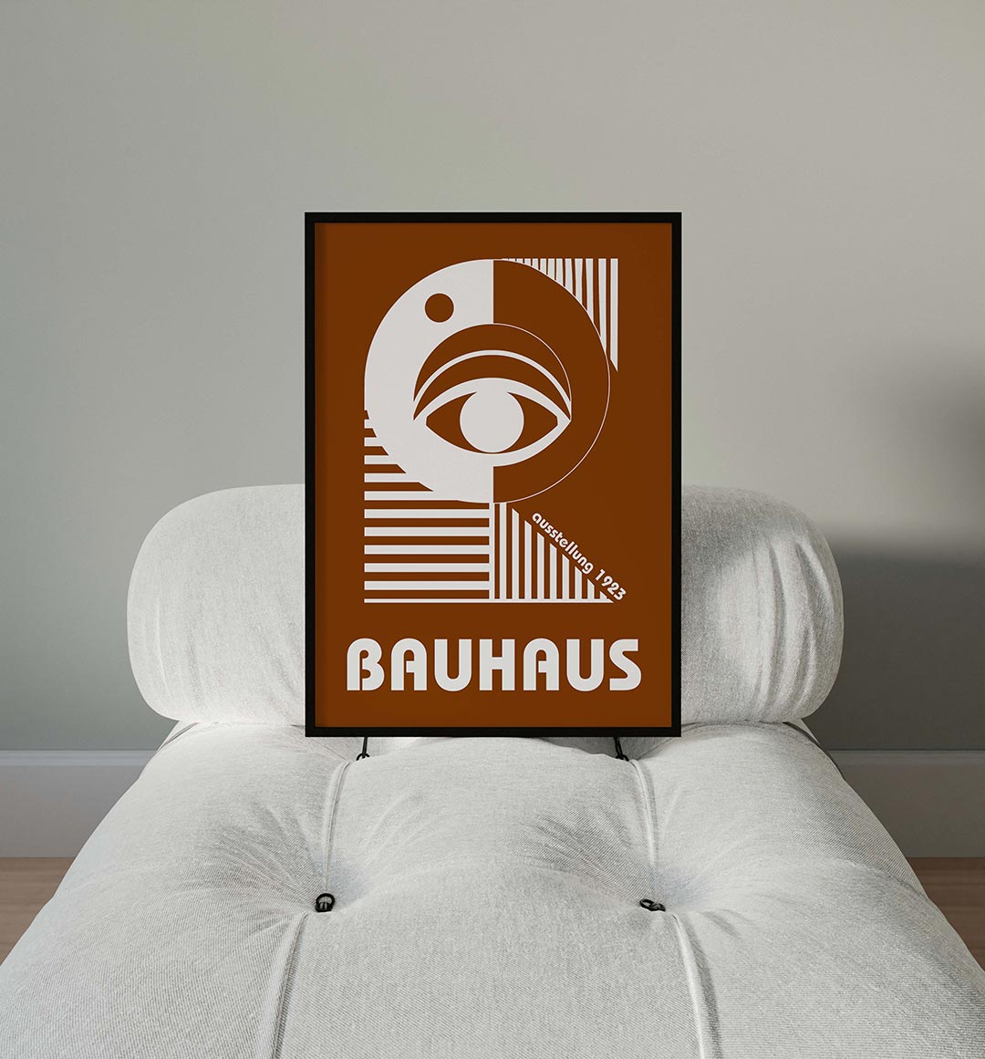 Oog en lijnen Poster