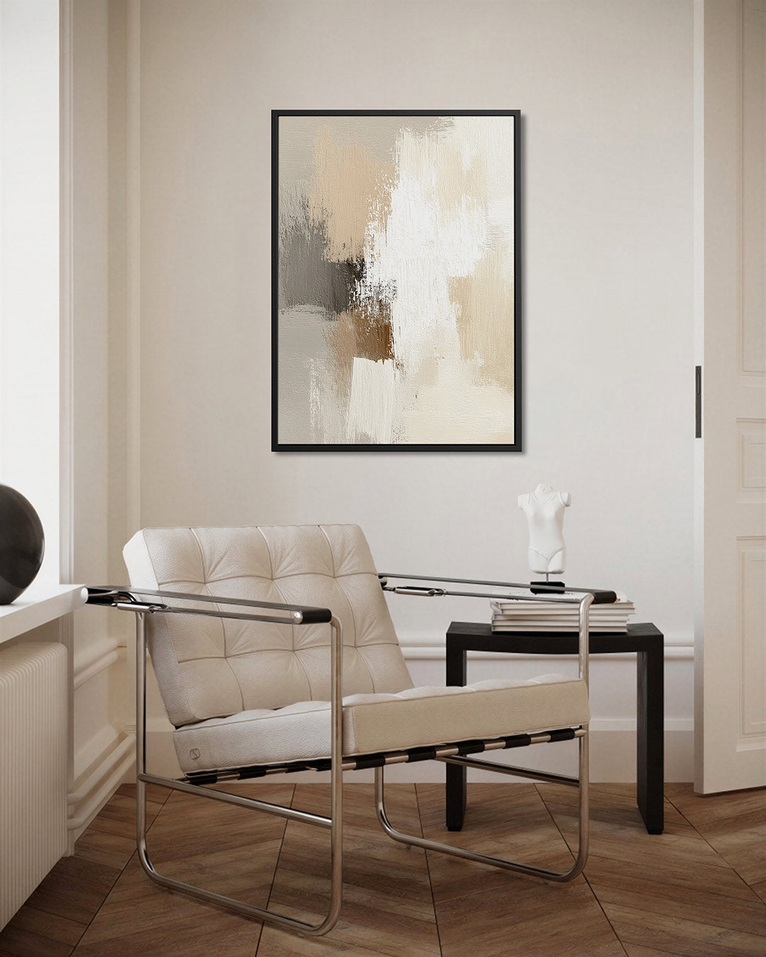 Zachte kleuren compositie Kunstwerk