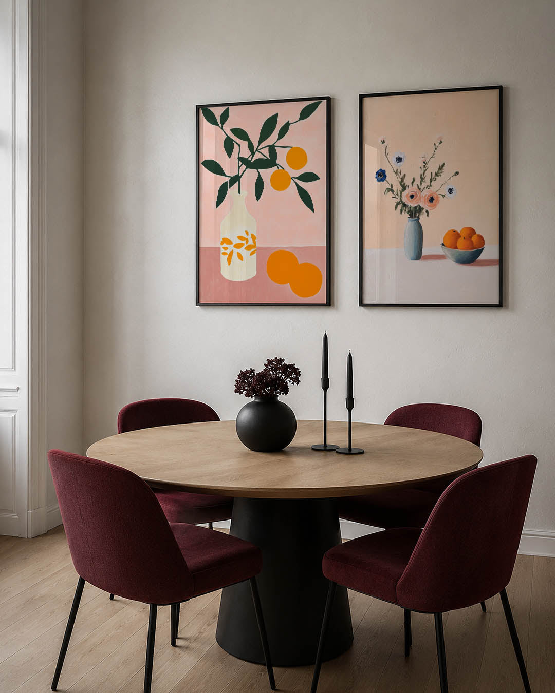 Vorm en kleurenspel Posterset