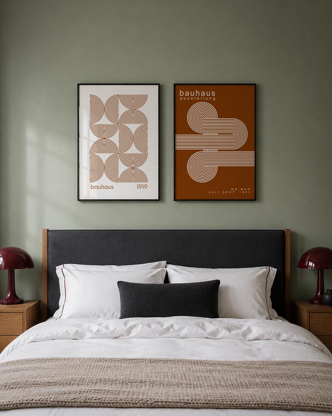 Cirkelritme en lijnen Postersets