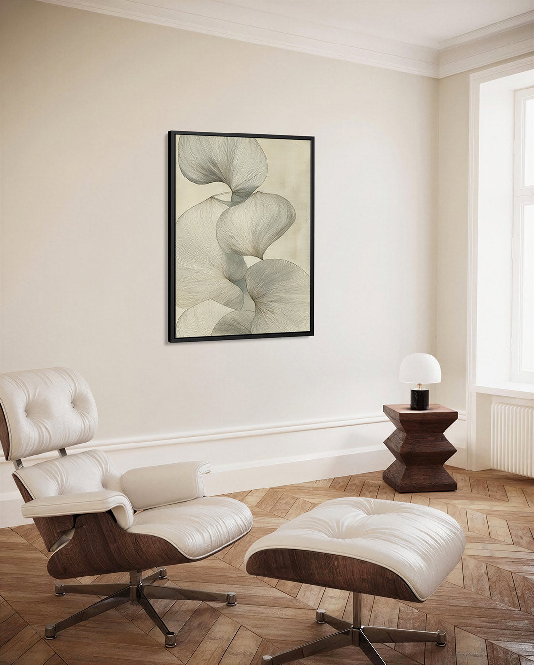 Organische lijnvormen Kunstwerk