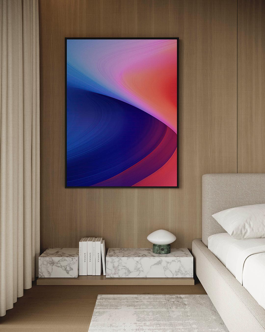 Kleurrijke vormen Kunstwerk