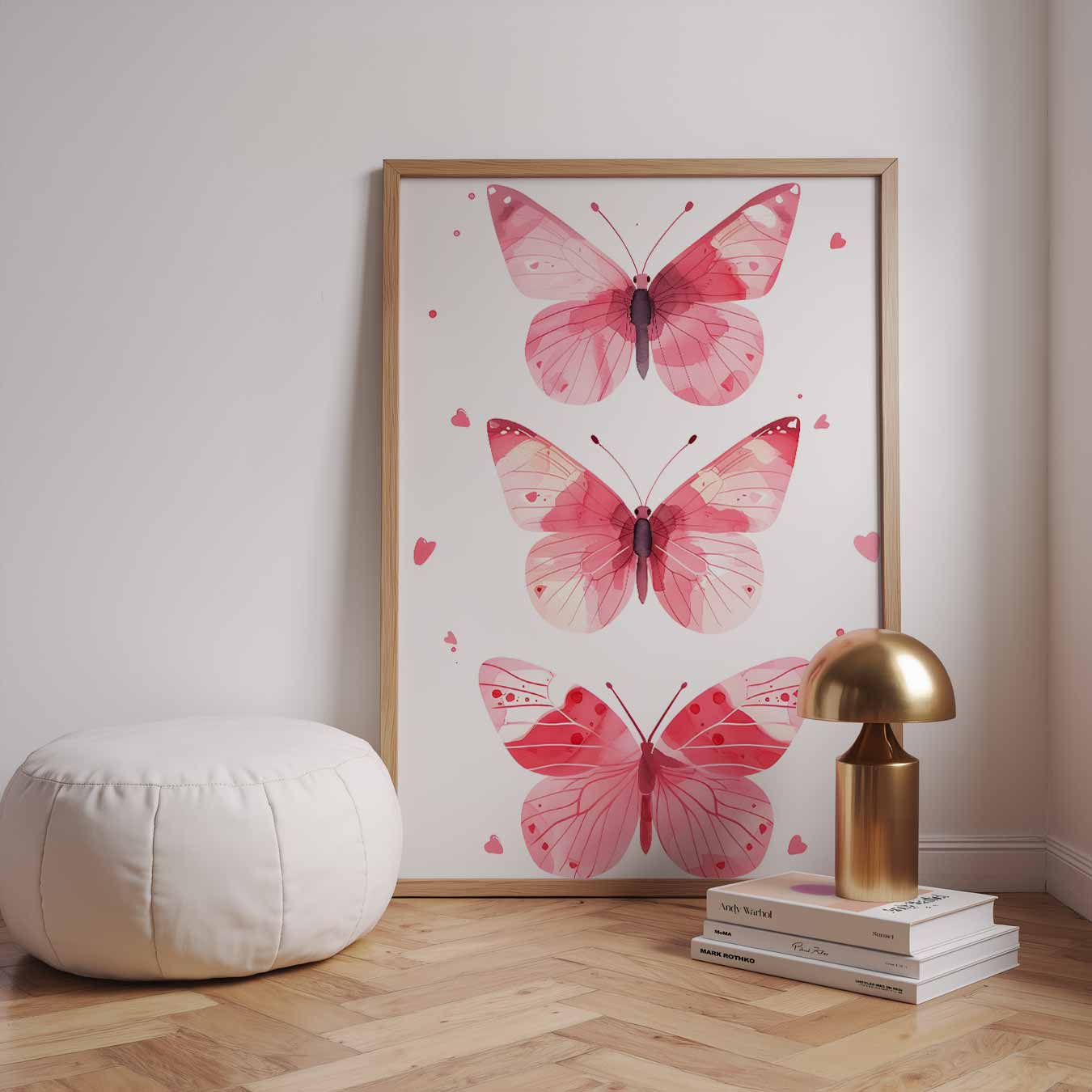 Dromerige Vlinder Symfonie Poster-WallArtistic