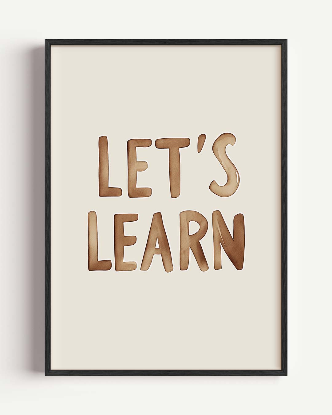 Let's Learn Motivatieposter-WallArtistic