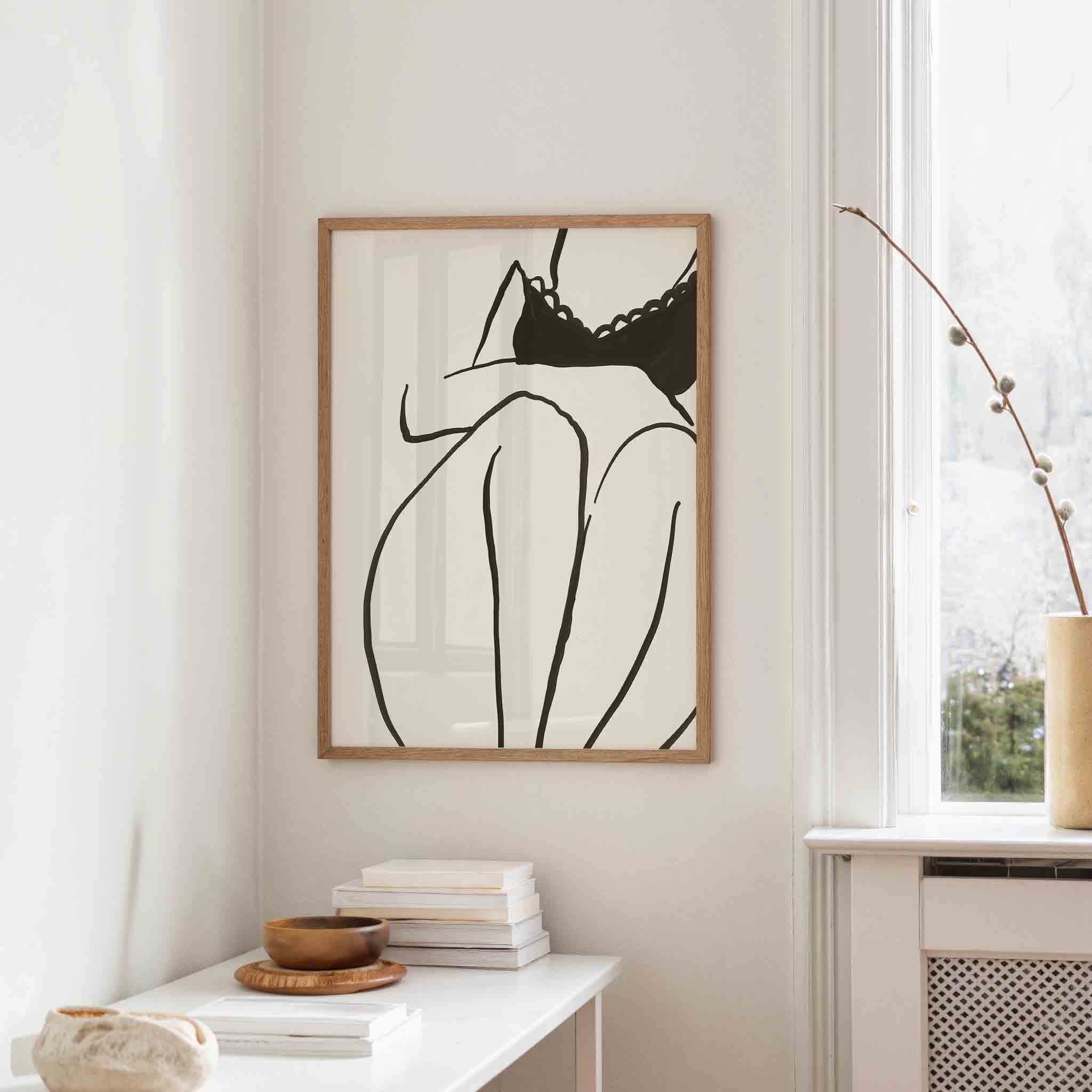 Minimalistische figuur Poster