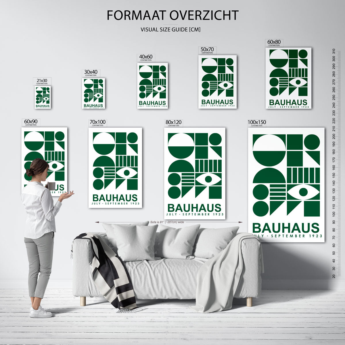 Vormen en vlakken Poster