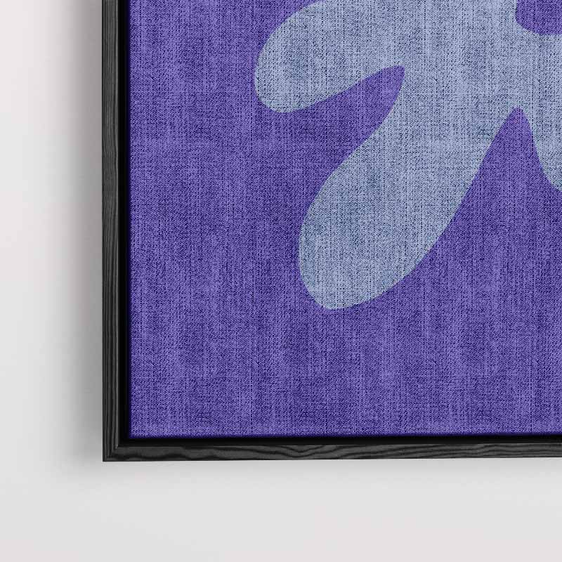 Botanisch Blauw Kunstwerk-canvas-dibond-plexiglas-wanddecoratie-WallArtistic