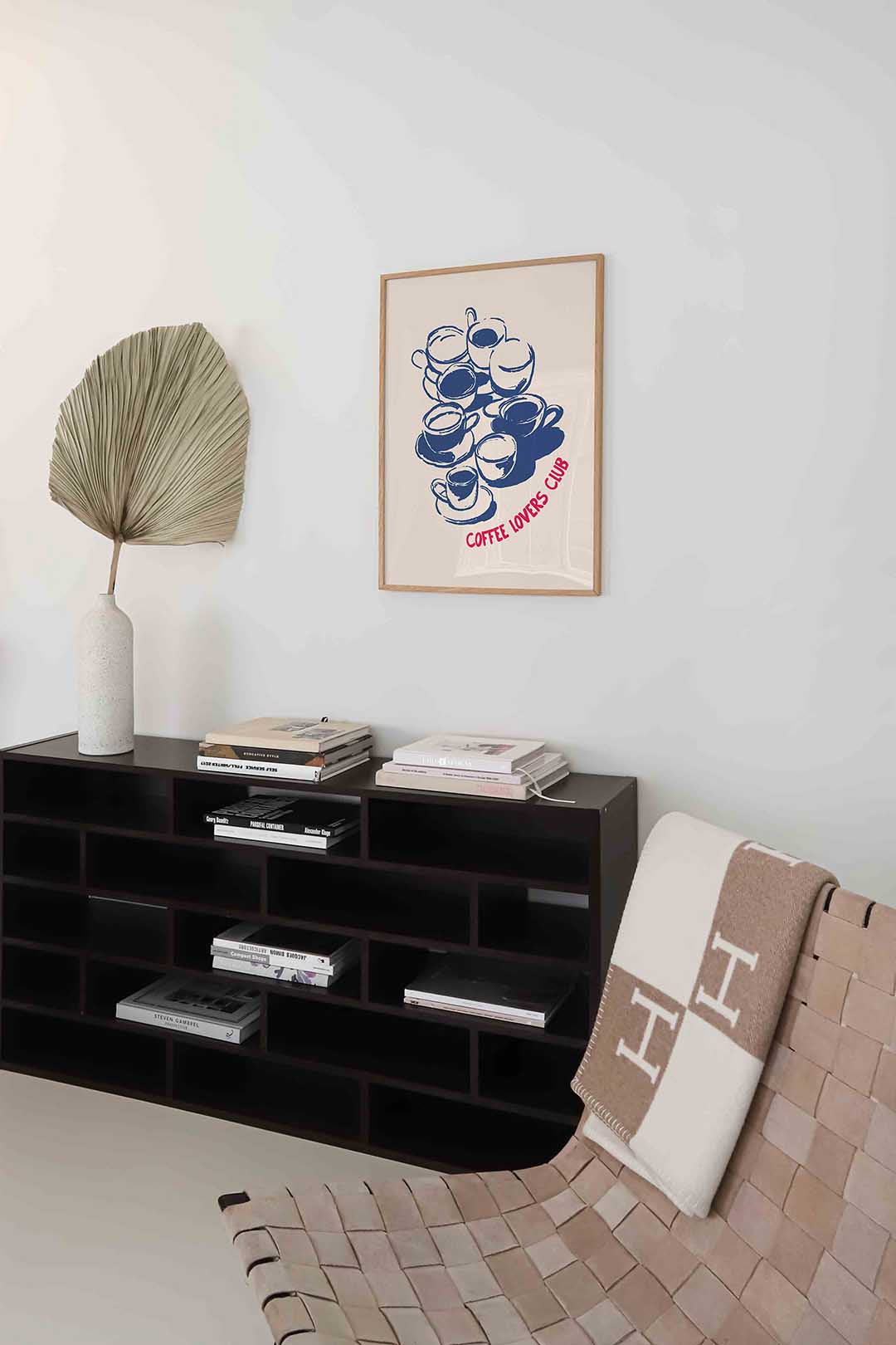 Koffiekopjes illustratie Poster