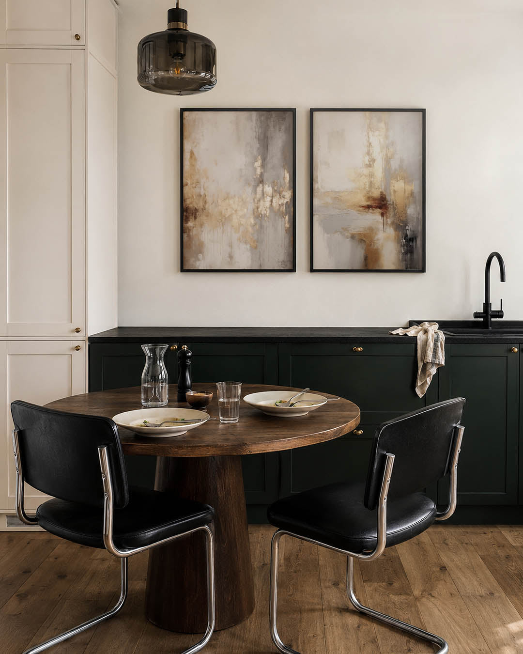 Gouden vervaging Posterset