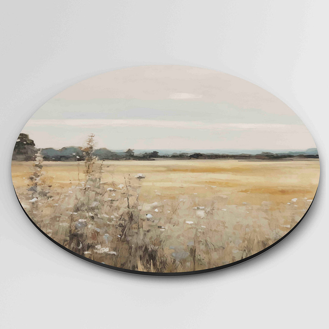 Landschap met veld Muurcirkel