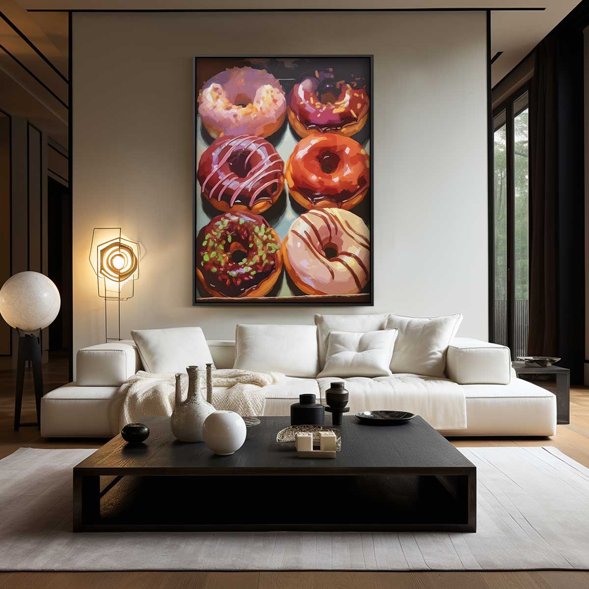 Donut Droom Kunstwerk-canvas-dibond-plexiglas-wanddecoratie-WallArtistic