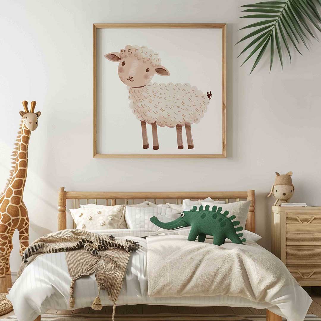Schattig schaap Poster
