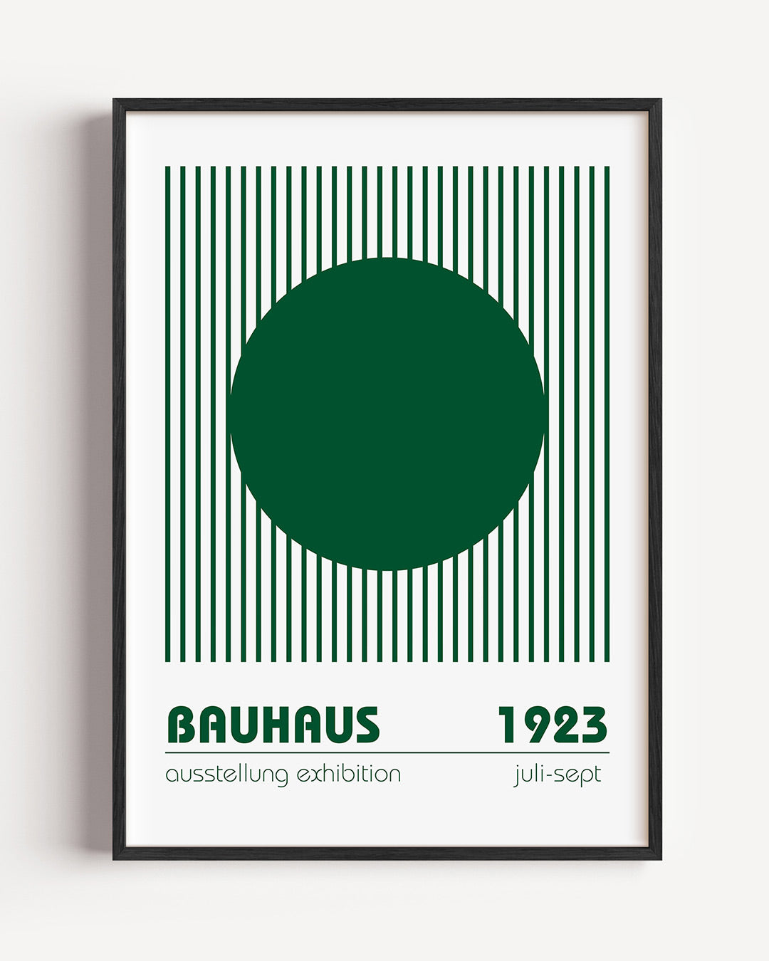 Lijnen en cirkel Poster