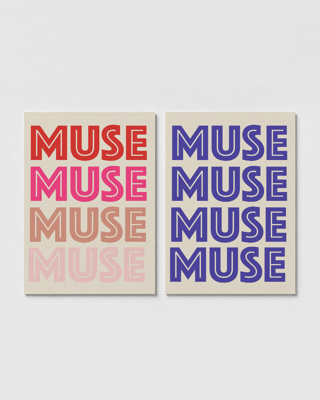 Typografisch ritme Posterset
