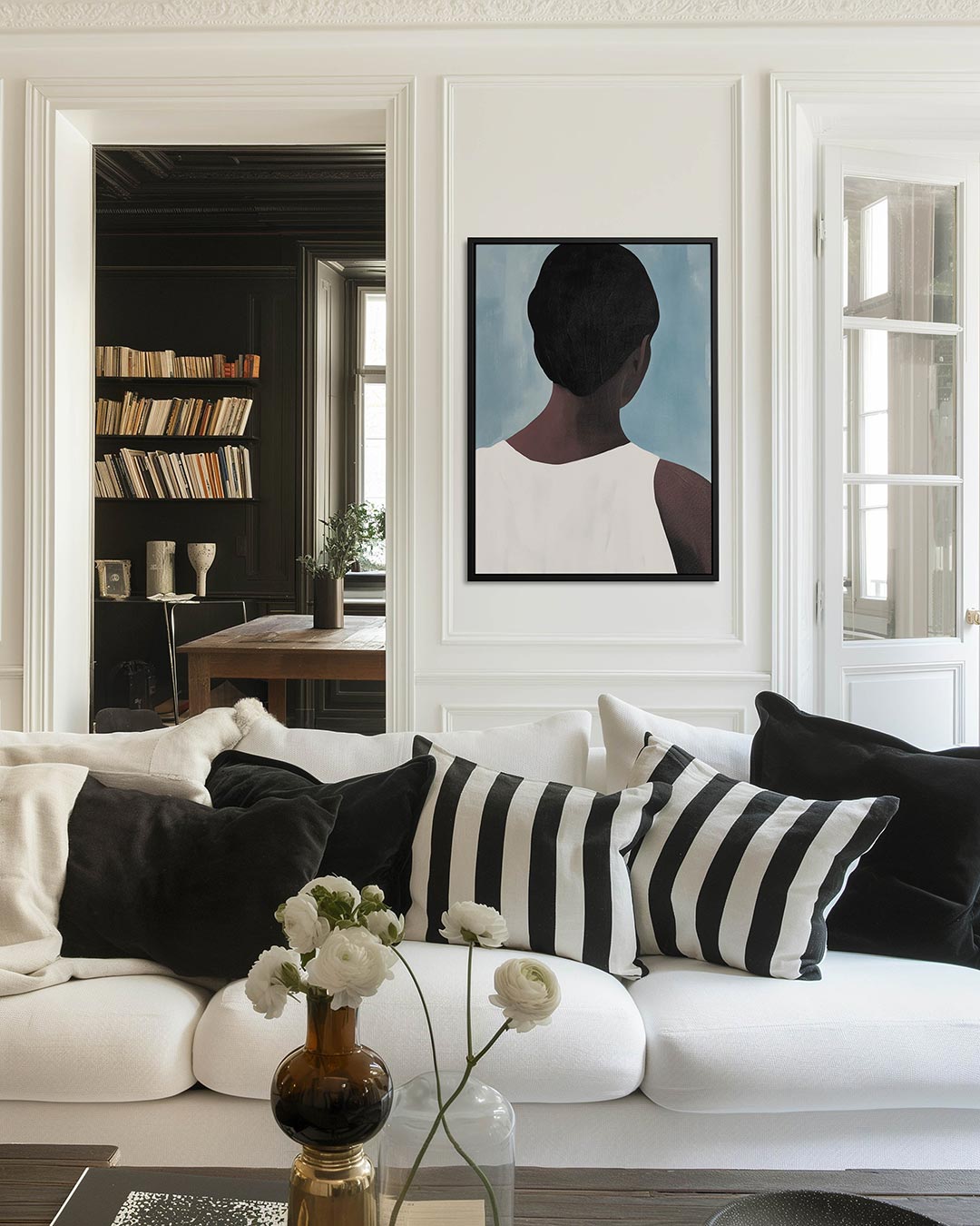Stille rugaanzicht Kunstwerk