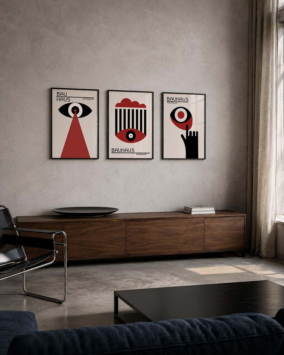 Oog en stralen Posterset