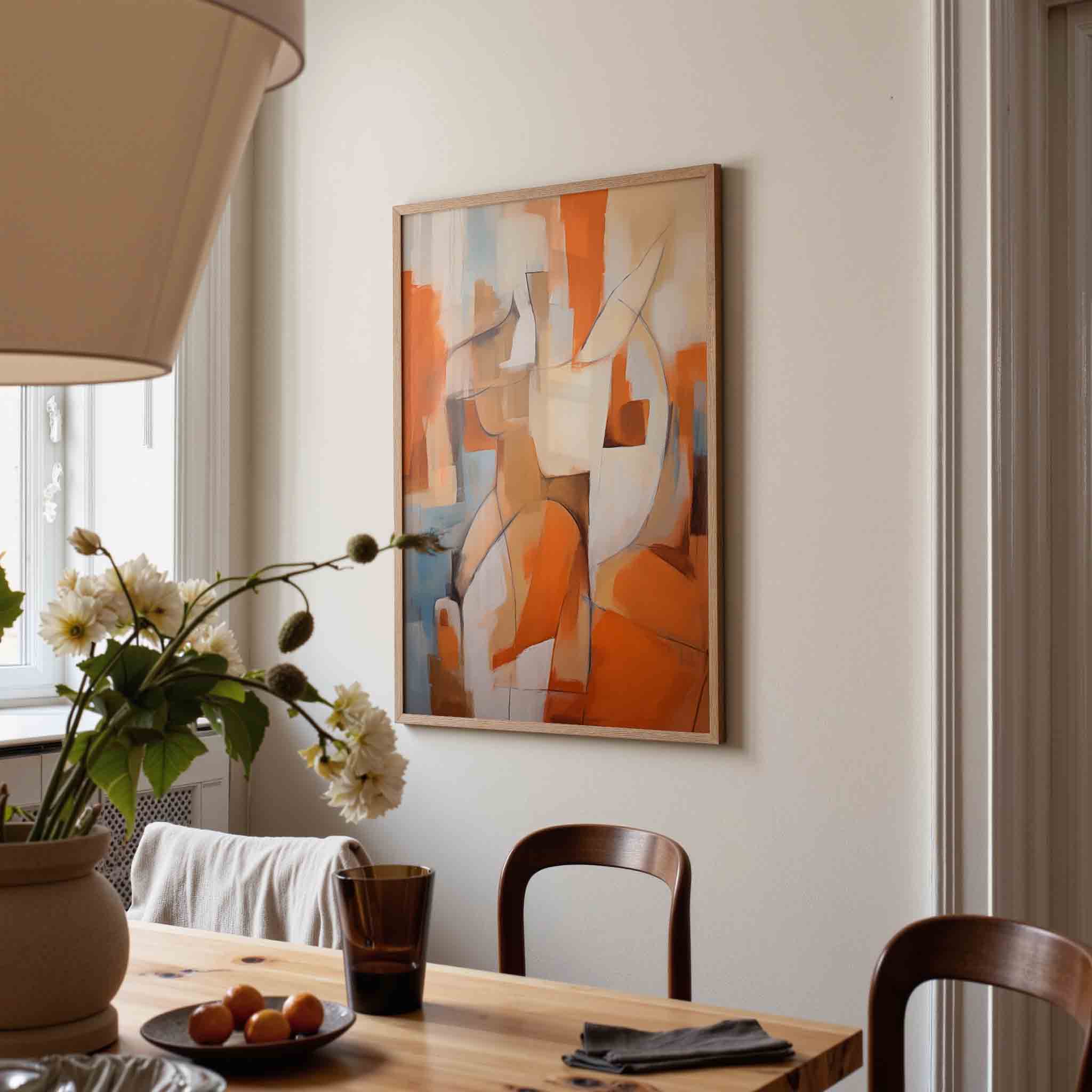Abstracte vormen Poster