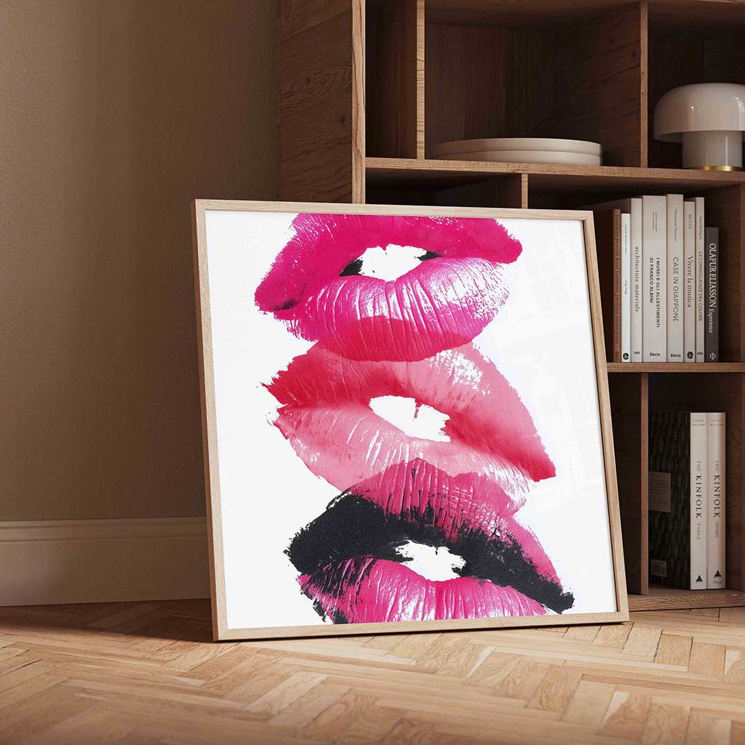 Lippenafdrukken Poster