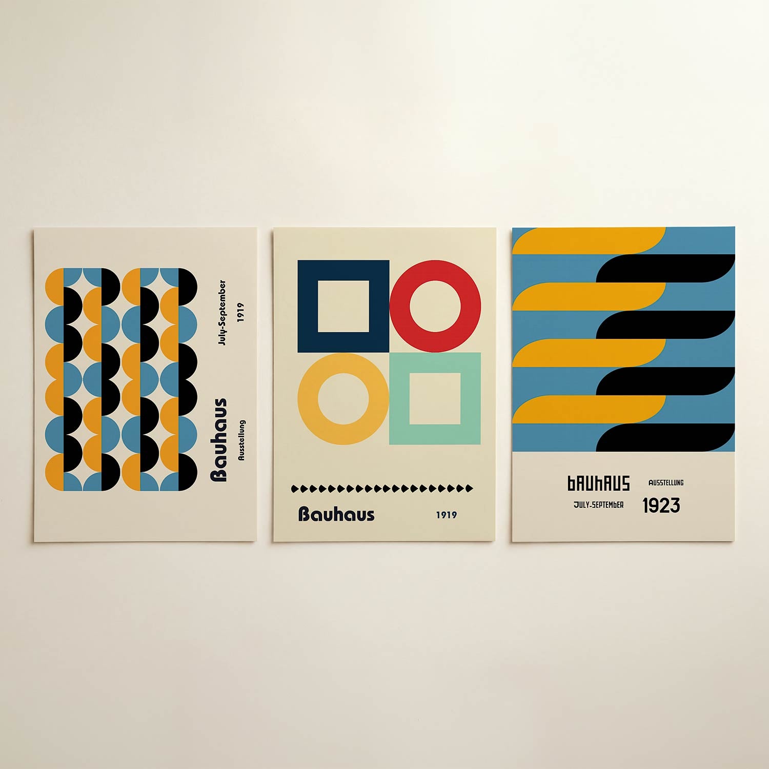 Kleurrijke cirkelpatronen Posterset