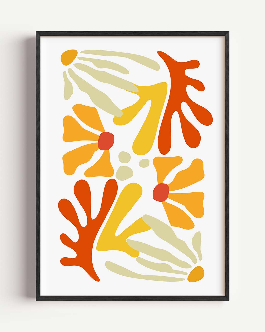 Bloemenexplosie Wandposter-WallArtistic