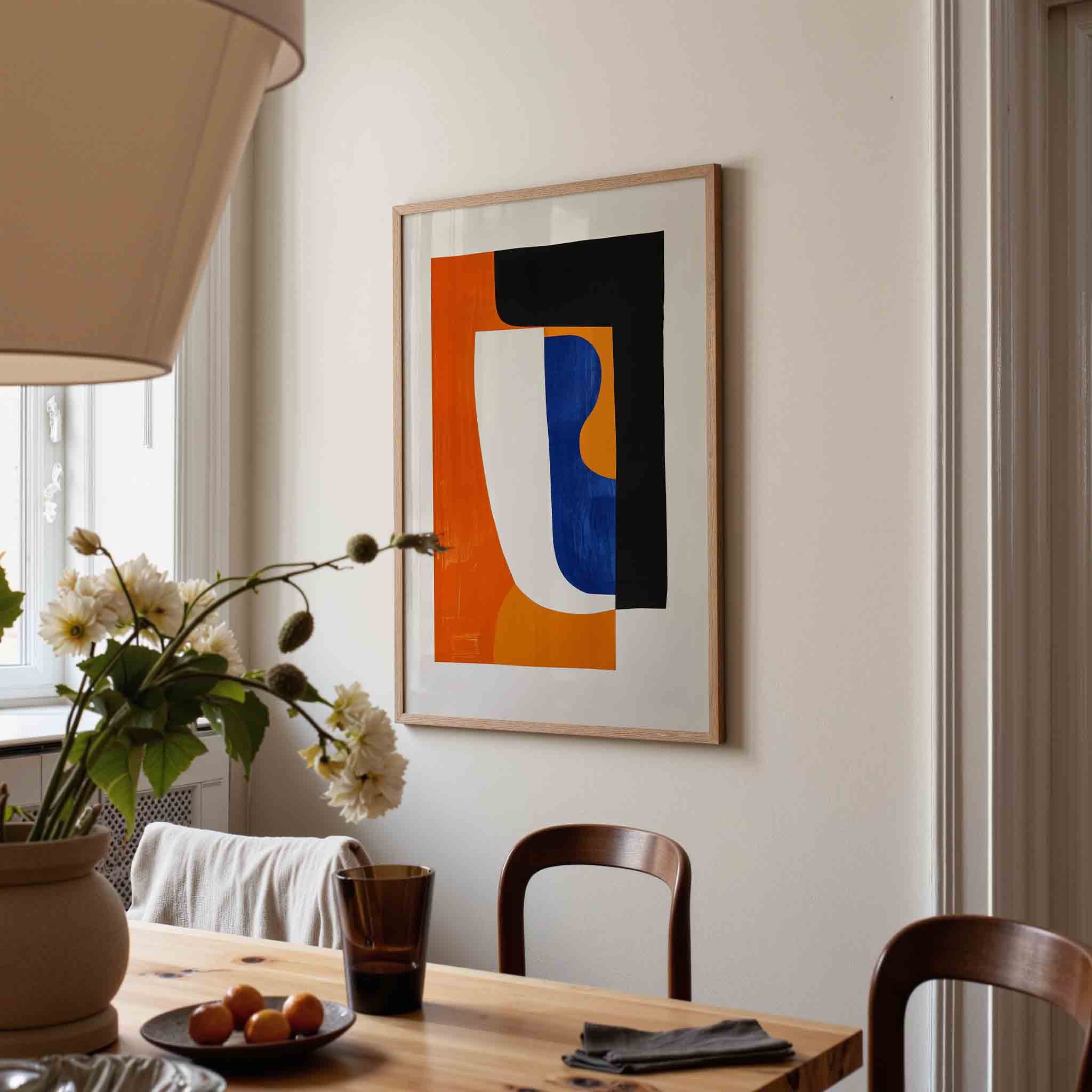 Abstracte vormen Poster