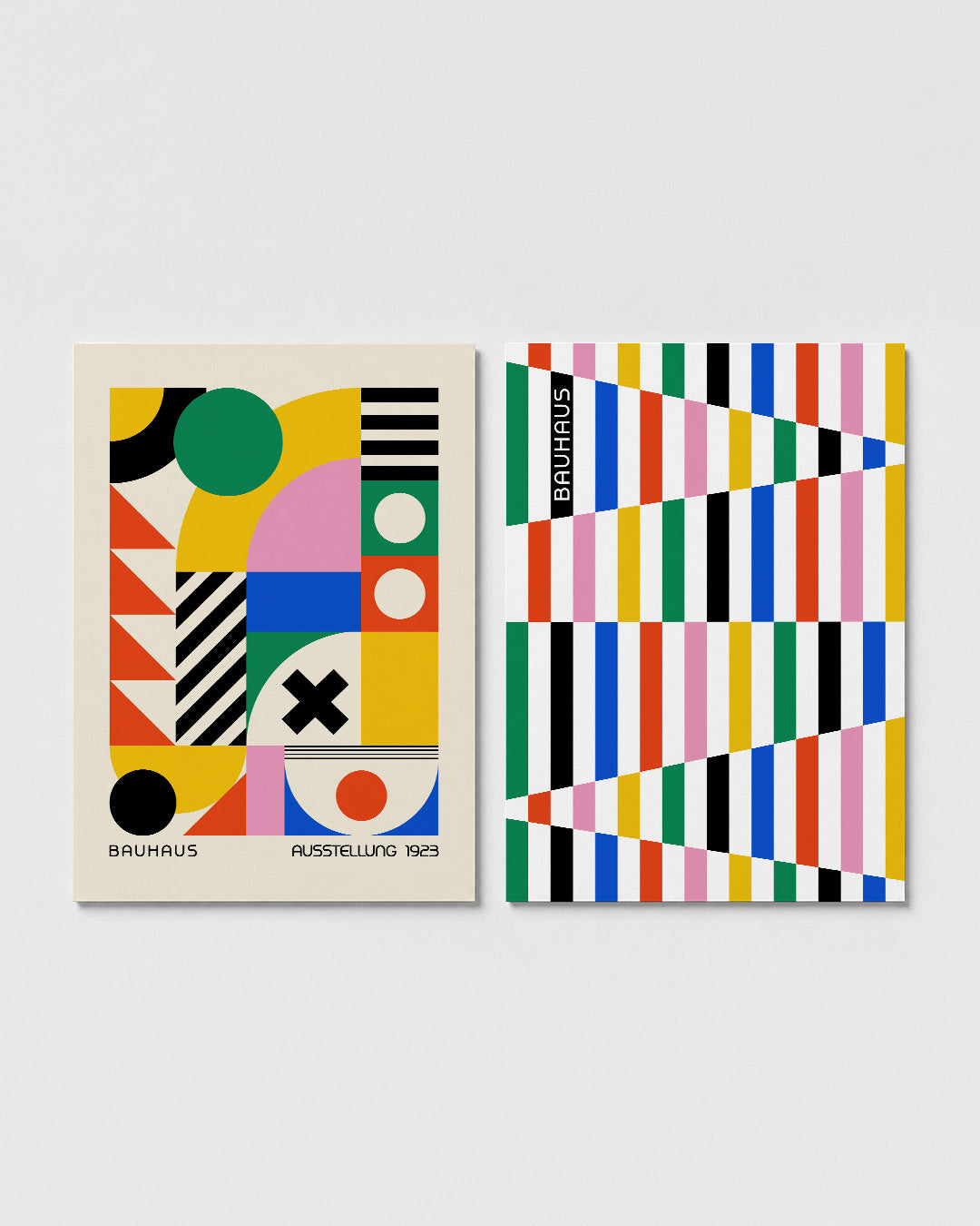 Vormen en kleurvlakken Posterset